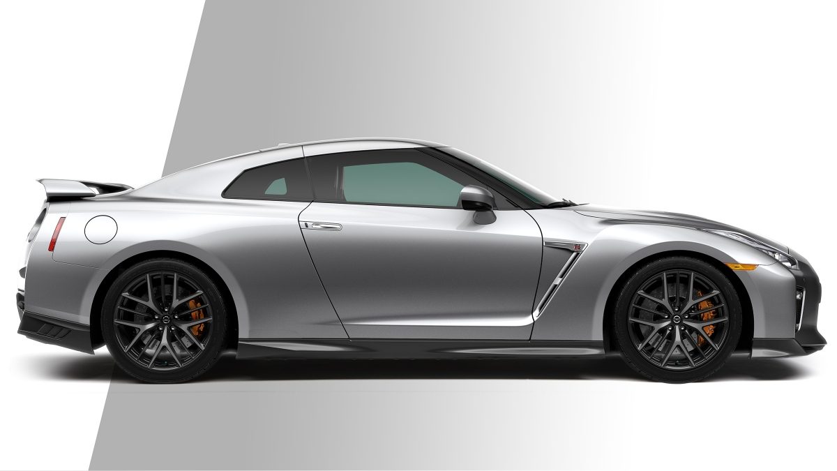 Nissan GT-R studio profile shot