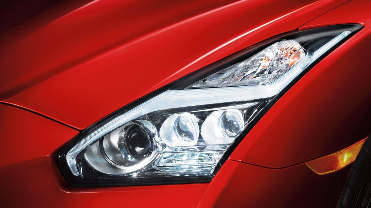 Nissan GT-R headlight
